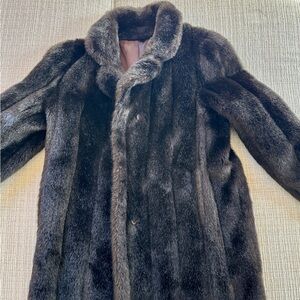 Elegant Dark Brown Teddy Jacket